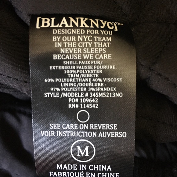 Blank NYC Midnight Toker Suede Leather Jacket - Picture 12 of 13